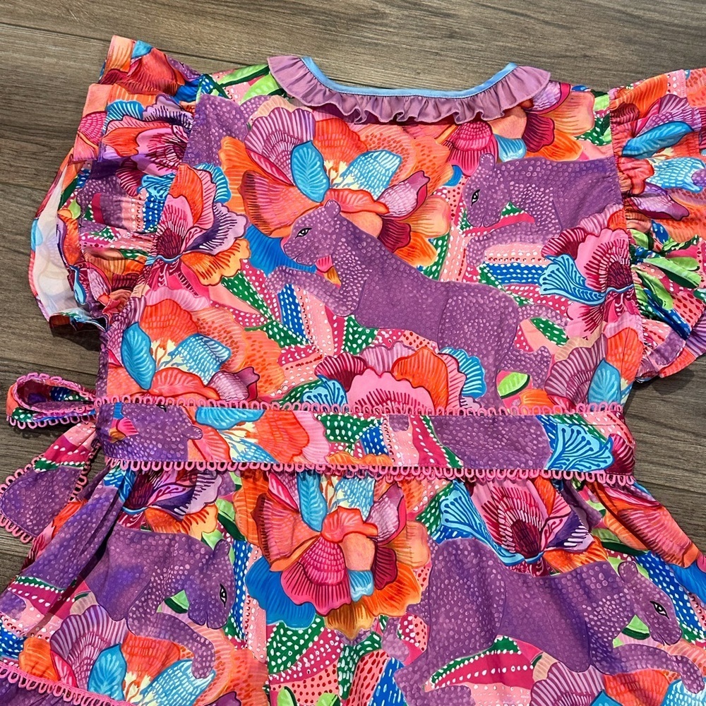 NWOT Marie by Victoria Dunn Multicolored Floral Soleil Allura Dress Size 3XL - Picture 10 of 14